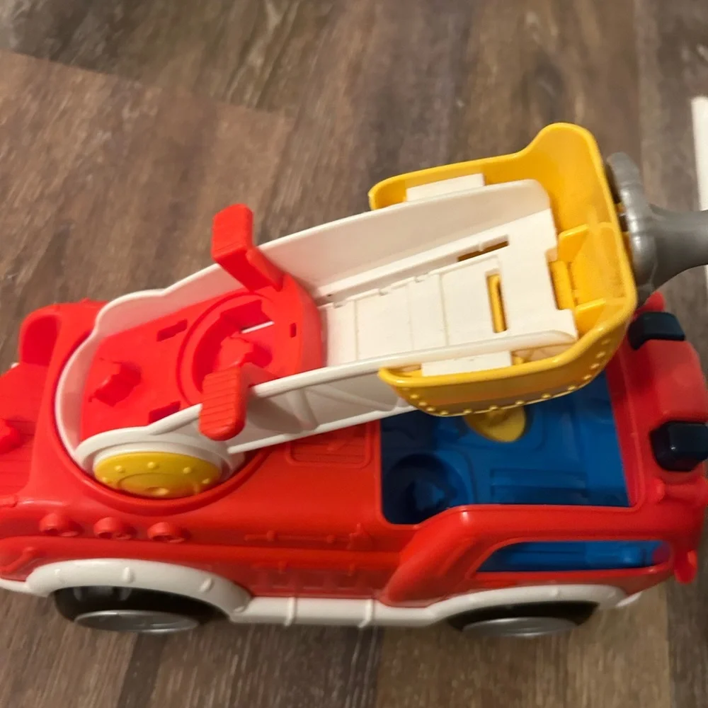 Fisher Price Little People musical fire truck as is. Works